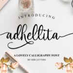 Adhellita Font Poster 1