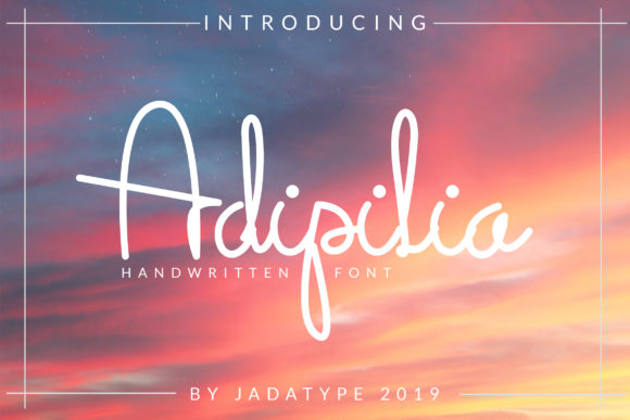 Adipilia Font Poster 1