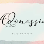 Adonessia Font Poster 1