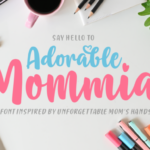 Adorable Mommia Font Poster 1