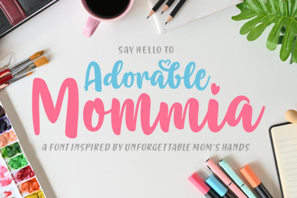 Adorable Mommia Font Poster 1