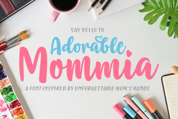 Adorable Mommia Font Adorable Mommia Font Poster 1