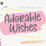 Adorable Wishes Font Poster 1