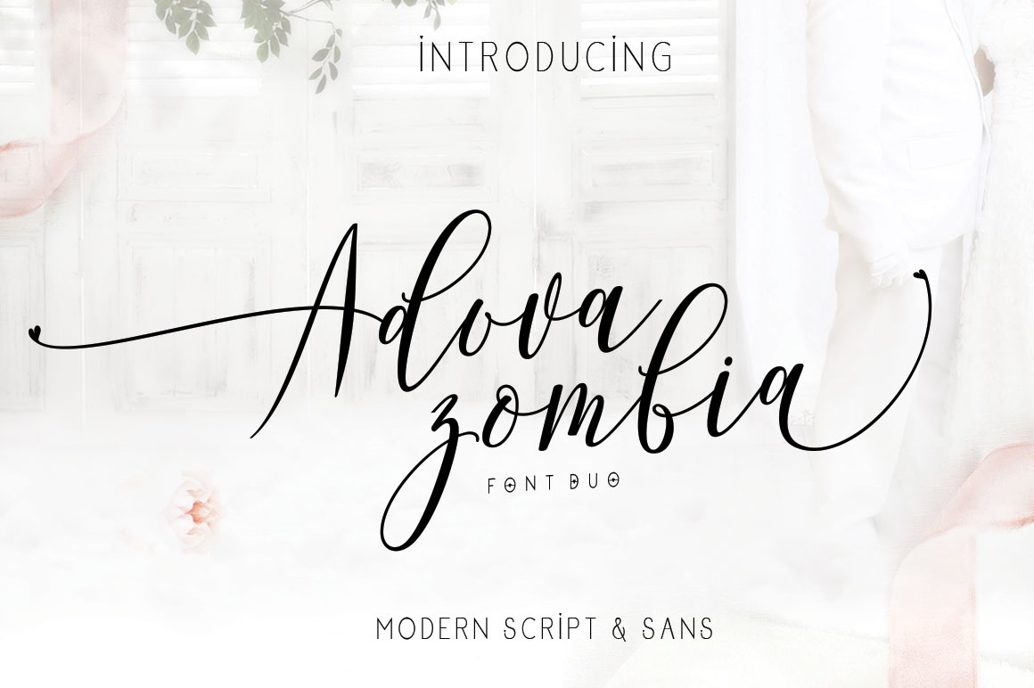 Adova Zombia Font Poster 1