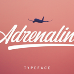 Adrenaline Font Poster 1