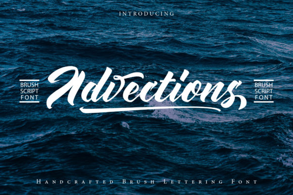 Advectionz Font Poster 1