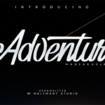 Adventure Font Poster 1