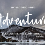 Adventure Font Poster 1