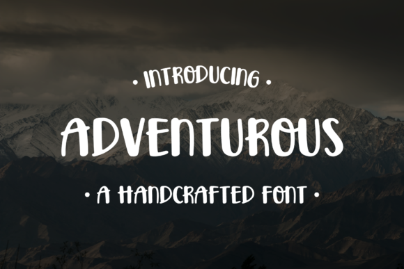 Adventurous Font Poster 1