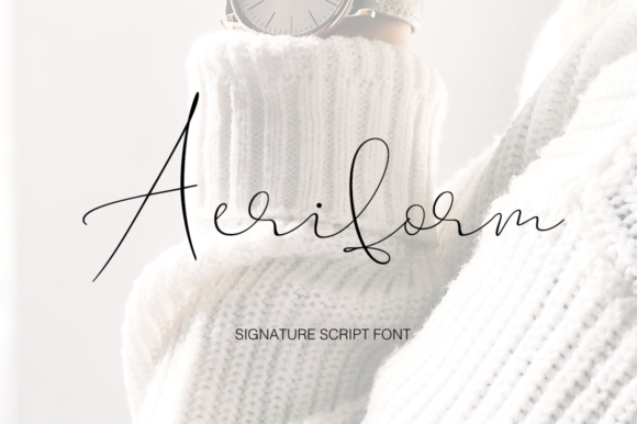 Aeriform Font Poster 1