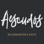 Aescudos Font Poster 1