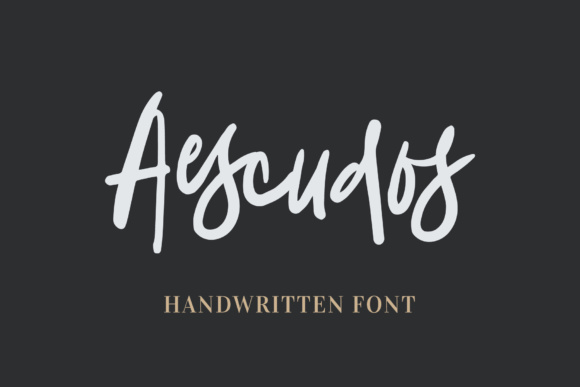 Aescudos Font Poster 1