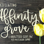 Affinity Grove Font Poster 1