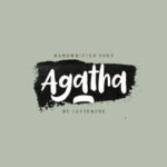 Agatha Font Poster 1