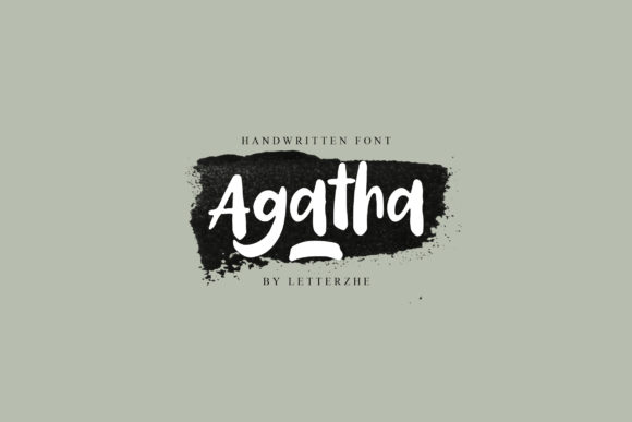 Agatha Font Poster 1