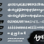 Agatha Font Poster 8