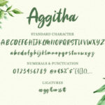 Aggitha Font Poster 5