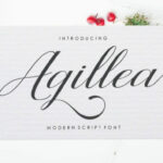 Agillea Font Poster 1