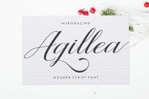 Agillea Font Poster 1