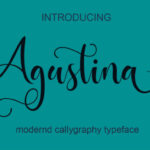 Agustina Font Poster 1