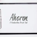 Aharon Font Poster 1