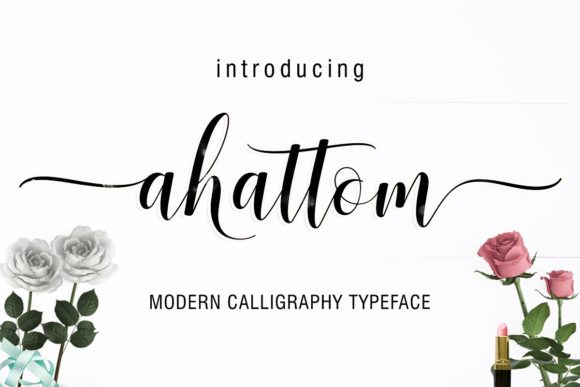 Ahattom Script Font