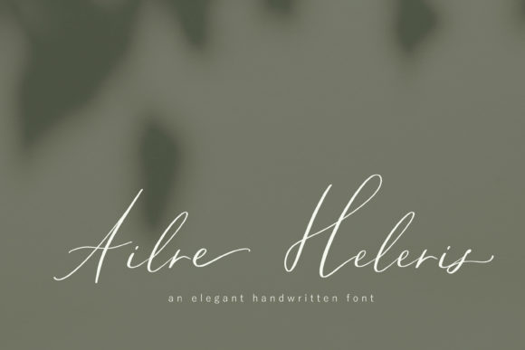 Ailre Heleris Font Poster 1