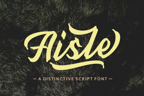 Aisle Font Poster 1