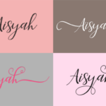 Aisyah Font Poster 2