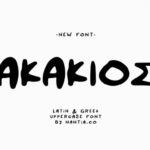 Akakio Font Poster 8