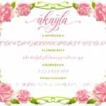 Akayla Font Poster 6