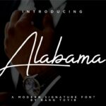 Alabama Font Poster 1