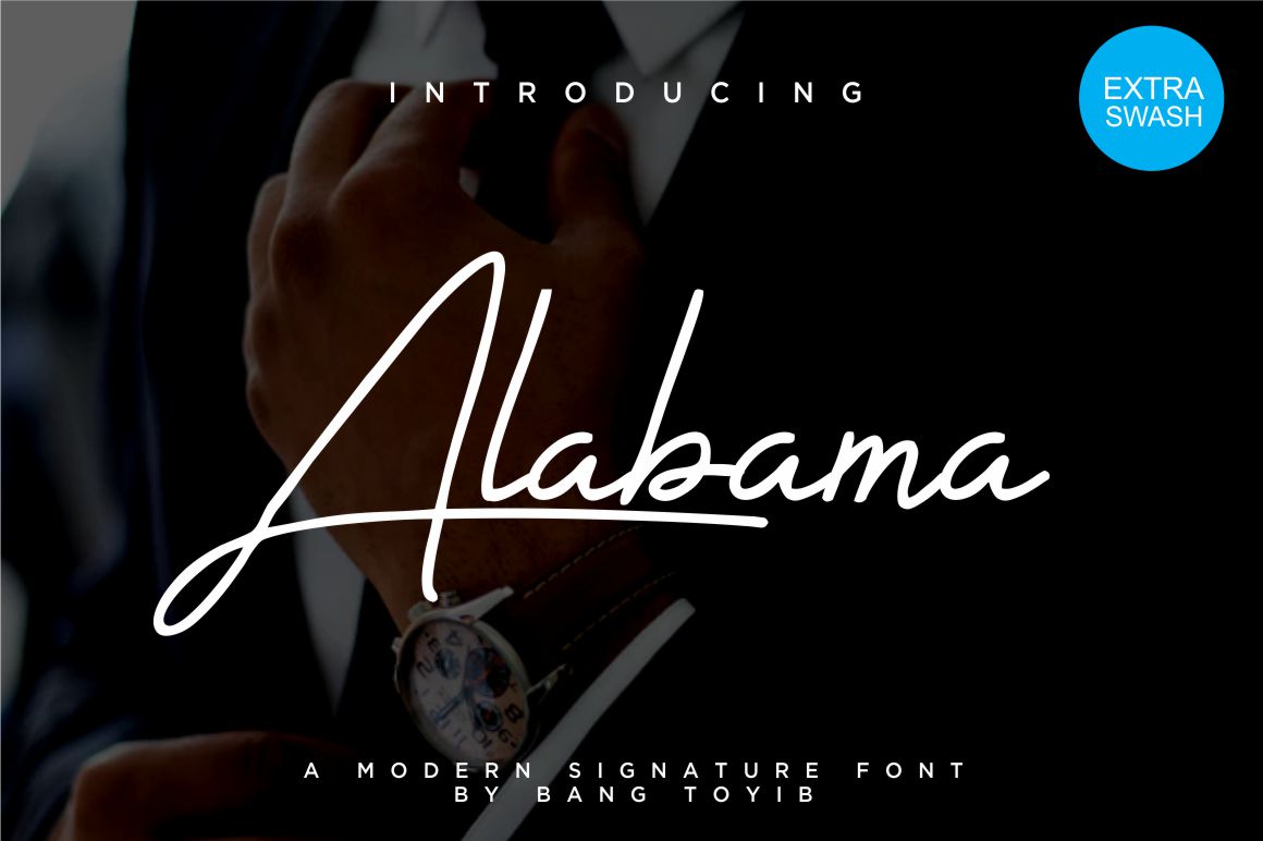 Alabama Font Poster 1