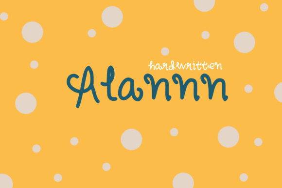 Alannn Font Poster 1