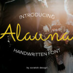 Alauna Font Poster 1