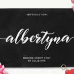 Albertyna Font Poster 1