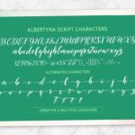 Albertyna Font Poster 12