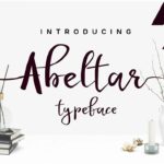 Albetar Font Poster 1