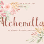 Alchemilla Font Poster 1