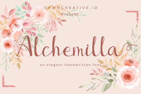Alchemilla Font Poster 1