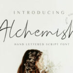 Alchemish Script Font Poster 1
