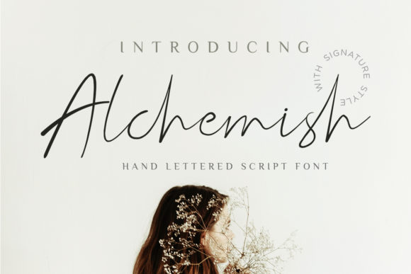 Alchemish Script Font Poster 1