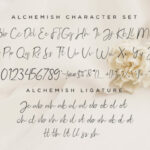 Alchemish Script Font Poster 10
