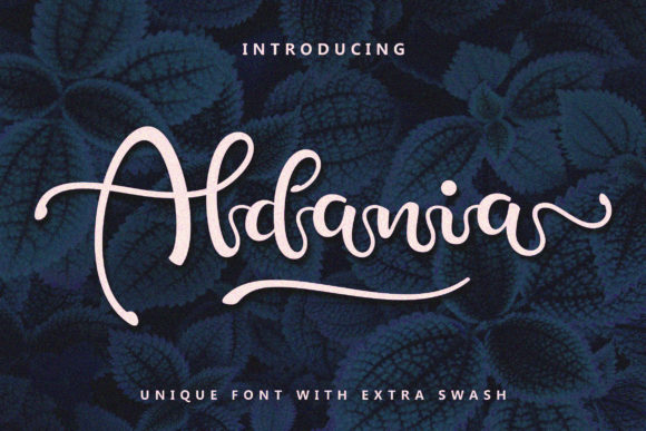 Aldania Font Poster 1