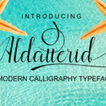 Aldatterid Font Poster 1