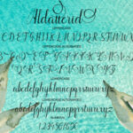 Aldatterid Font Poster 7