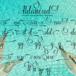 Aldatterid Font Poster 8