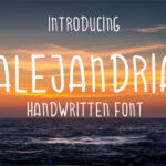 Alejandria Font Poster 1