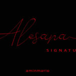 Alesana Font Poster 14