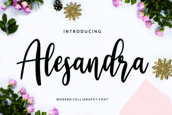 Alesandra Font Poster 1